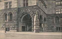 Leipzig, Germany - Entrance to the Ratskeller Postcard Postcard Postcard