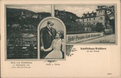 Käthe u. Heinz, Scheffelhaus-Waldhorn ob der Bruck Postcard