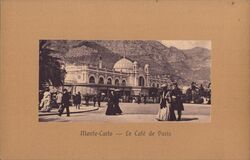 Monte-Carlo - Le Café de Paris Monte Carlo, Monaco Postcard Postcard Postcard