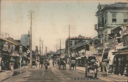 Isezakicho-Dori, Yokohama, Japan Postcard