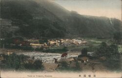 View of Yumoto, Hakone Japan Postcard Postcard Postcard