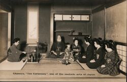 Chanoyu, "Tea Ceremony", one of the esoteric arts of Japan Postcard