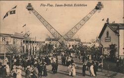 Flip-Flap, Japan-British Exhibition Postcard