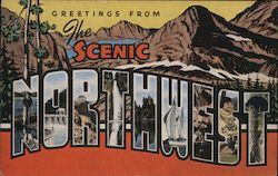 Greetings from Scenic Northwest Postcard