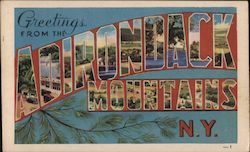 Greetings from the Adirondack Mountains Postcard