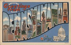 Greetings from Pennsylvania Postcard