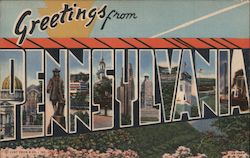 Greetings from Pennsylvania Postcard