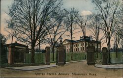 United States Armory, Springfield, Mass. Postcard