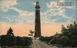 Mosquito Inlet Light, Seacoast of Florida Postcard