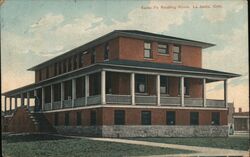 Santa Fe Reading Room, La Junta, Colorado Postcard Postcard Postcard