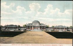 Auditorium and Hall of Congress, Jamestown Exposition, Virginia Postcard