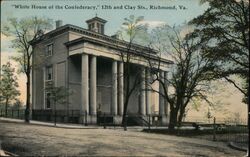 White House of the Confederacy, Richmond, VA Postcard