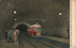 East Boston Tunnel Entrance, Near Atlantic Avenue Station Postcard