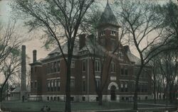 Central School, Pontiac, Illinois Postcard