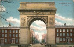 Washington Arch, New York Postcard