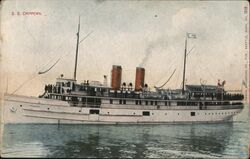 S.S. Chippewa Steamer Excursion to Hood Canal Postcard