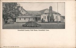 Greenfield Country Club House, Greenfield, Conn. Postcard