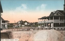 Hotel, Crescent Beach, Connecticut Postcard Postcard Postcard