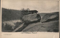 Jefferson Rock Overlooking the Potomac River Harpers Ferry, WV Postcard Postcard Postcard