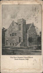 New Christian Union Church, North Newark, Ohio Postcard