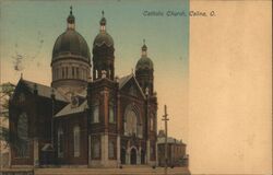 Catholic Church, Celina, Ohio Postcard