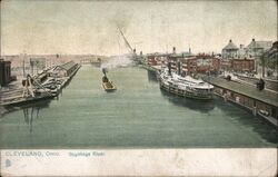 Cuyahoga River, Cleveland, Ohio Postcard