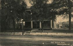 Odd Fellows Home, Washington, Indiana Postcard