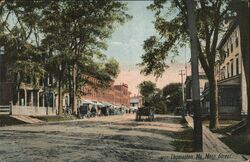 Main Street, Thomaston, Maine Postcard