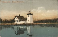 Grindle Point Light, Islesboro, Maine Postcard