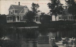 Minnow Pond, North Haven, Maine Postcard