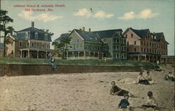 Abbott Hotel & Atlantic Hotel, Old Orchard, ME Old Orchard Beach, ME Postcard Postcard Postcard