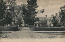 St. John's Church, Lower Merion, PA Postcard