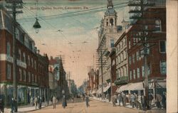 North Queen Street, Lancaster, PA Postcard