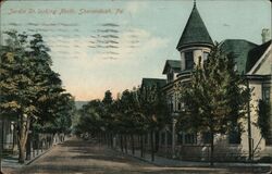 Jardin St. Looking North, Shenandoah, PA Pennsylvania Postcard Postcard Postcard