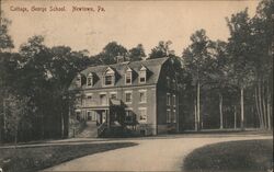 Cottage, George School, Newtown, Pa Postcard