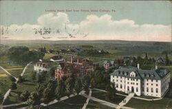 Looking NE from Tower, State College, PA Pennsylvania Postcard Postcard Postcard