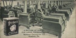 Hershey Chocolate Co. Cocoa Finishing Room, Hershey PA Pennsylvania Postcard Postcard Postcard