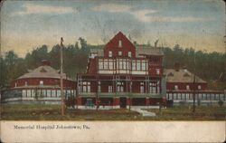 Memorial Hospital, Johnstown, PA Postcard