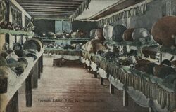 Valley Fair Vegetable Exhibit, Brattleboro, VT Postcard