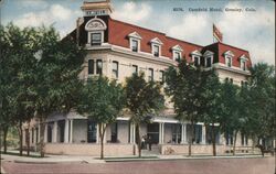 Camfield Hotel, Greeley, Colorado Postcard