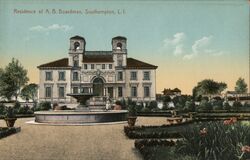 Residence of A. B. Boardman, Southampton, L.I. Postcard