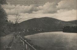 Delaware River Between Hancock and Cadosia, NY Postcard