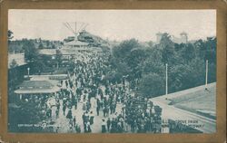 Willow Grove Park, Beginning of the Midway Pennsylvania Postcard Postcard Postcard