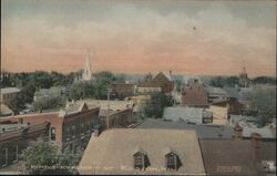 Bird's-Eye View of Easton, MD Maryland Postcard Postcard Postcard