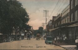 Washington Street, Easton, MD - Early 1900s Maryland Postcard Postcard Postcard