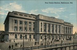 New Union Station, Baltimore, MD Postcard