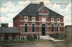 Windsor Waterworks Building, Ontario, Canada Postcard