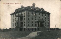 St. Joseph's Hospital, Mitchell, South Dakota Postcard