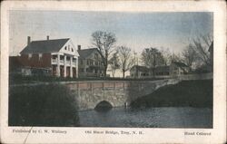 Old Stone Bridge, Troy, New Hampshire Postcard Postcard Postcard