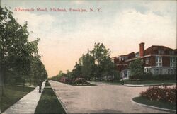 Albermarle Road, Flatbush, Brooklyn, NY New York Postcard Postcard Postcard